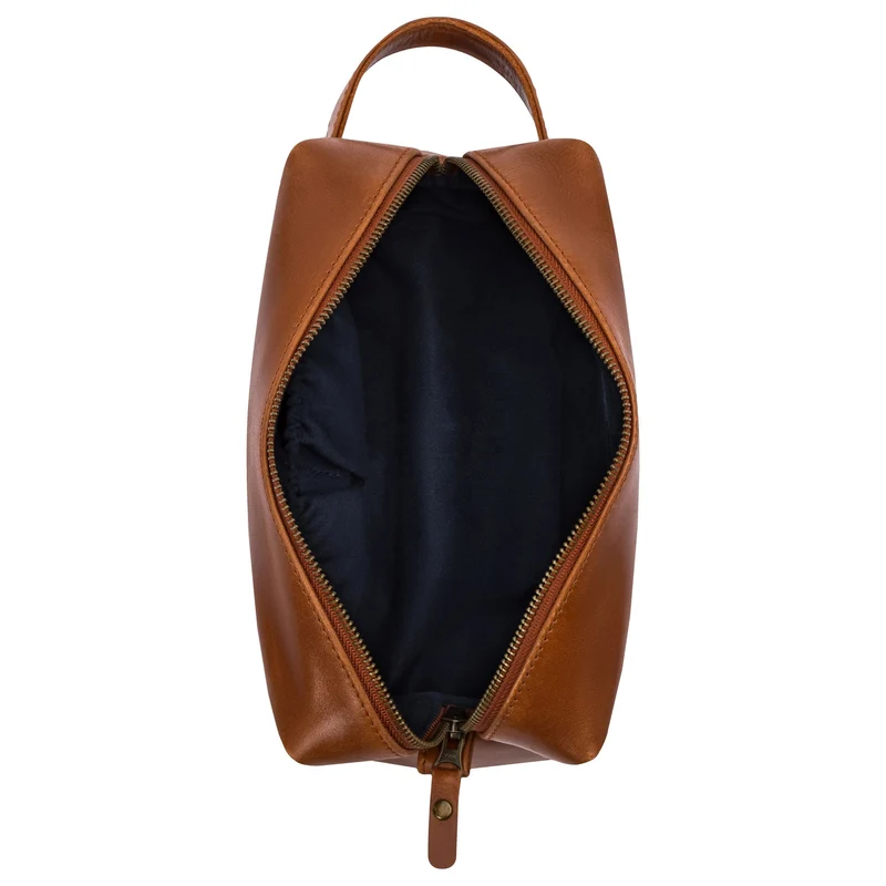 Buckle & Seam Everest - Neceser 22 cm (cognac)
