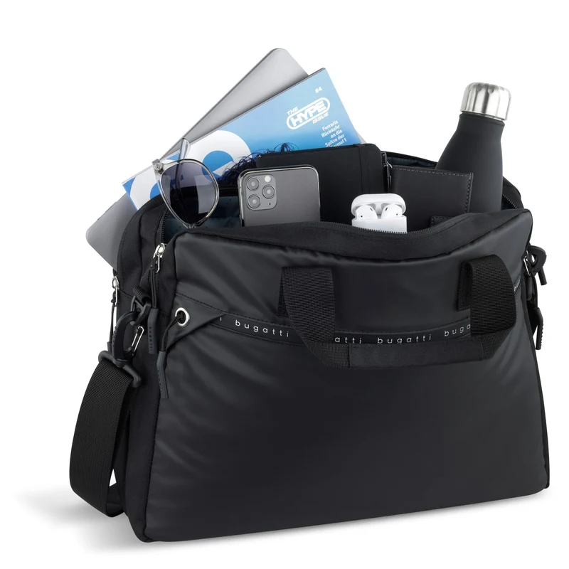 bugatti Blanc DeLight - Bolsa para portátil 15.4" 40 cm (black)