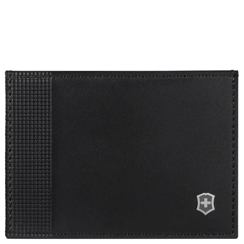 Victorinox Altius Alox Slim Card Case - Tarjetero 3cc 10 cm RFID (black)