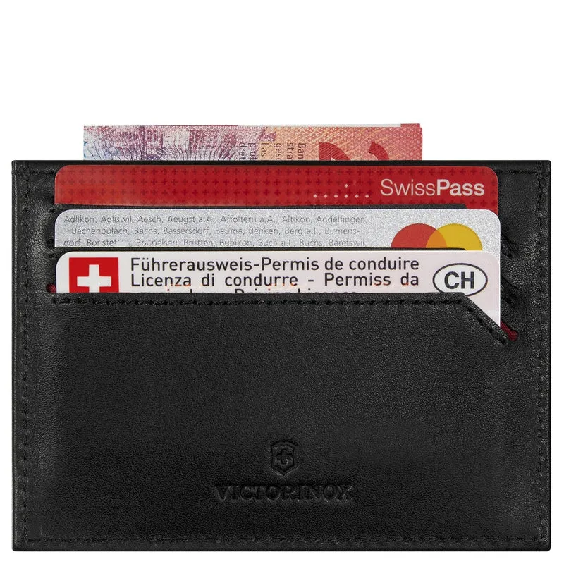 Victorinox Altius Alox Slim Card Case - Tarjetero 3cc 10 cm RFID (black)
