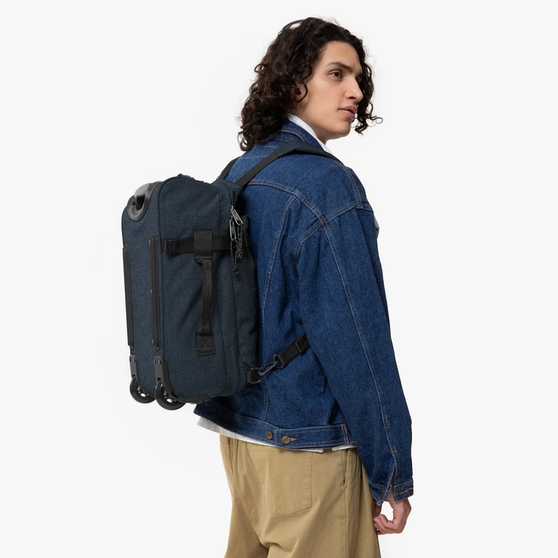 Eastpak selection Strapson XXS - Bolsa de viaje con ruedas/Mochila de viaje 43 cm (triple denim)