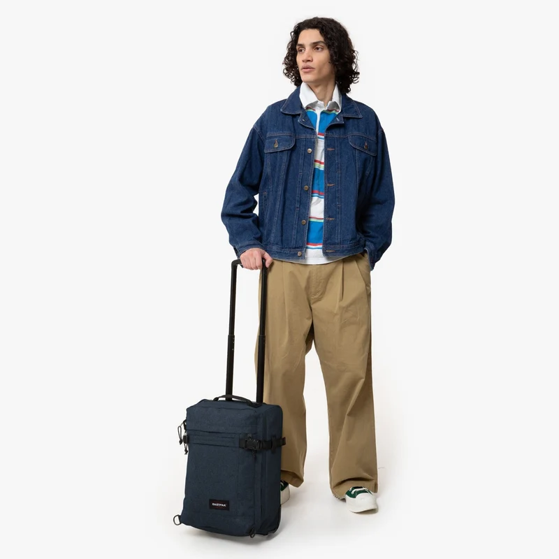 Eastpak selection Strapson XXS - Bolsa de viaje con ruedas/Mochila de viaje 43 cm (triple denim)