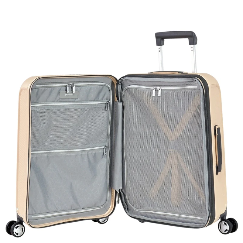 Eminent AEGIS - Trolley de cabina de 4 ruedas 55 cm expandible (light yellow)