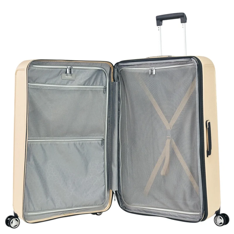Eminent AEGIS - Trolley de 4 ruedas 78 cm expandible (light yellow)