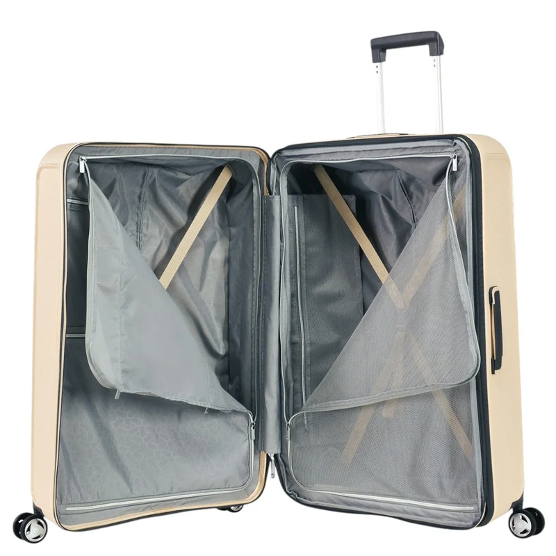 Eminent AEGIS - Trolley de 4 ruedas 78 cm expandible (light yellow)