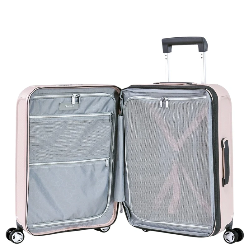 Eminent AEGIS - Trolley de cabina con 4 ruedas 55 cm expandible (light pink)