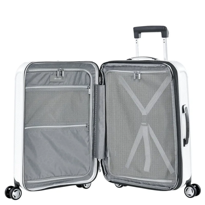 Eminent AEGIS - Trolley de cabina de 4 ruedas 55 cm expandible (white)