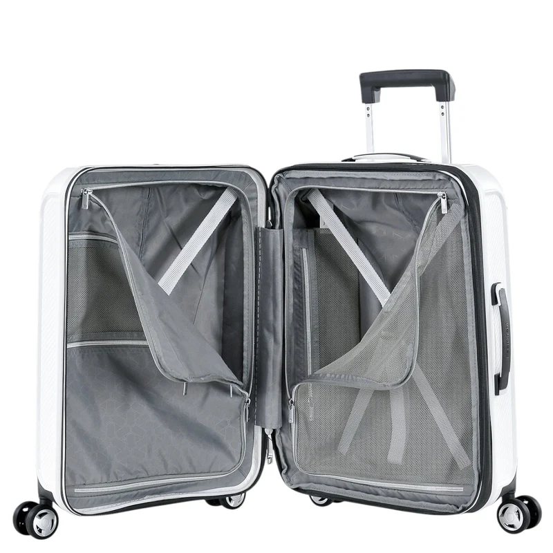 Eminent AEGIS - Trolley de cabina de 4 ruedas 55 cm expandible (white)