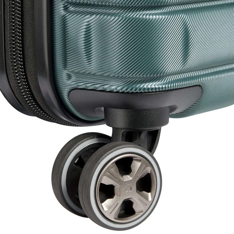 Delsey Paris Shadow 5.0 - Trolley de cabina con 4 ruedas Slim Line USB 55 cm (grün)