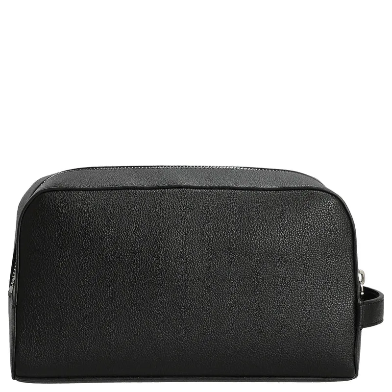 Calvin Klein Micro Pebble Washbag - Neceser 23.5 cm (schwarz)