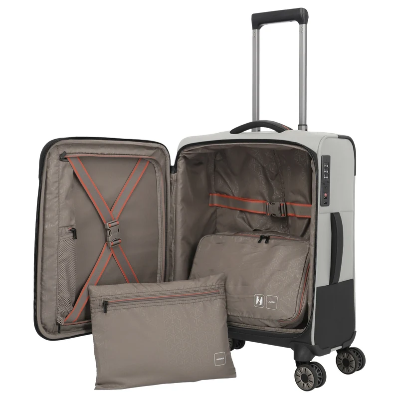 Travelite Crosslite - Trolley de cabina con 4 ruedas S 55 cm (natur)