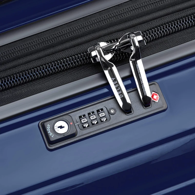 Delsey Paris Shadow 5.0 - Trolley de 4 ruedas extensible 75 cm (marineblau)