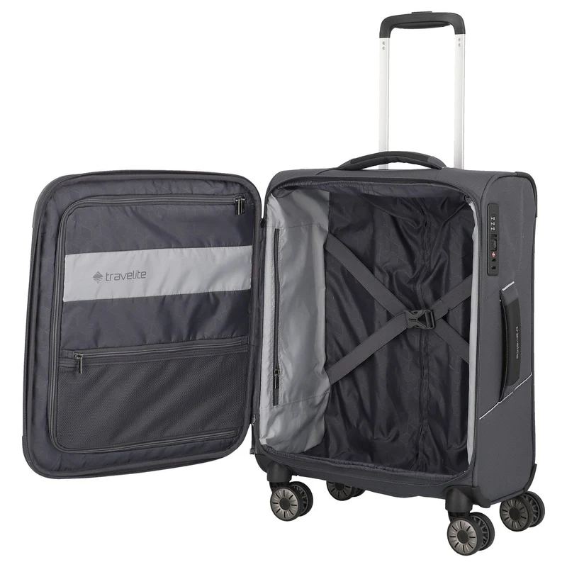 Travelite Skaii - Trolley de cabina con 4 ruedas S 55 cm (gipfelgrau)