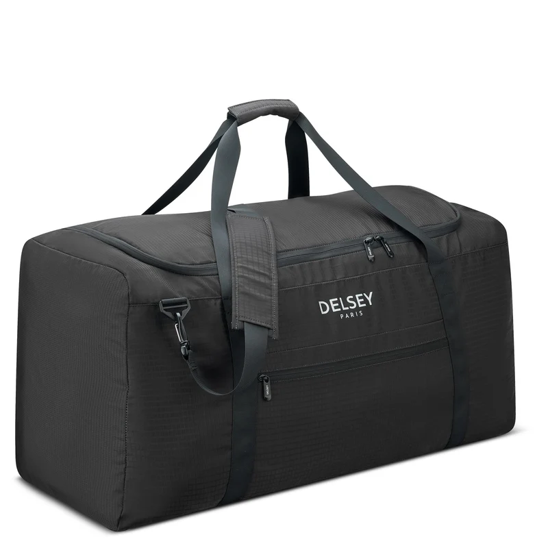 Delsey Paris Nomade faltbare - Bolsa de viaje 80 cm (schwarz)