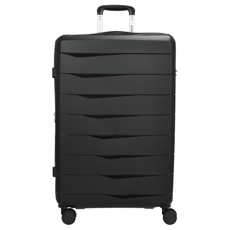 D&N Travel Line 2900 - Maleta de 4 ruedas L 75 cm adulto (color: negro)