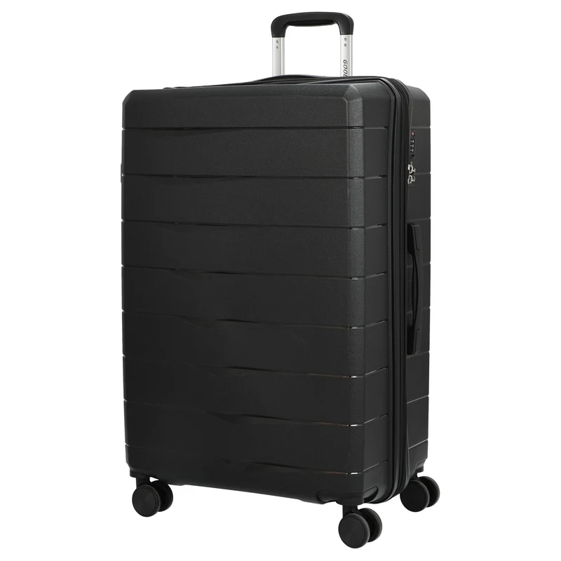 D&N Travel Line 2900 - Maleta de 4 ruedas L 75 cm adulto (color: negro)
