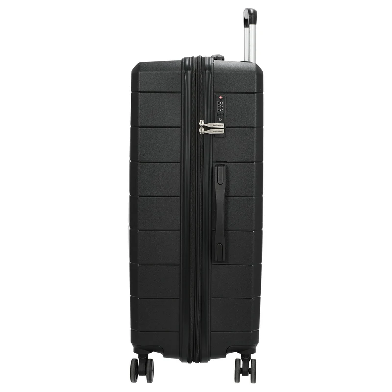 D&N Travel Line 2900 - Maleta de 4 ruedas L 75 cm adulto (color: negro)