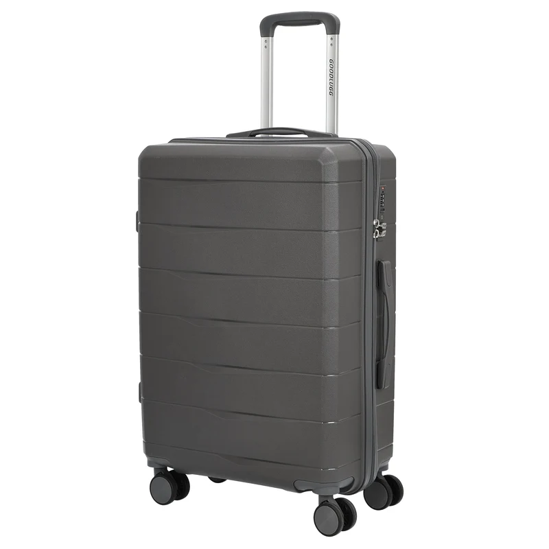 D&N Travel Line 2900 - Maleta de 4 ruedas M 65 cm (gris)