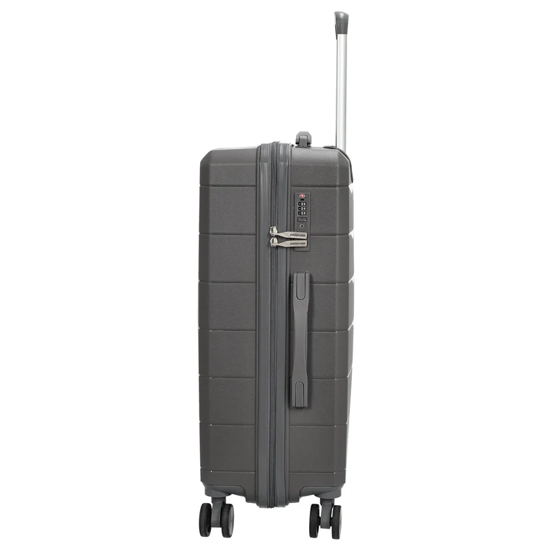 D&N Travel Line 2900 - Maleta de 4 ruedas M 65 cm (gris)