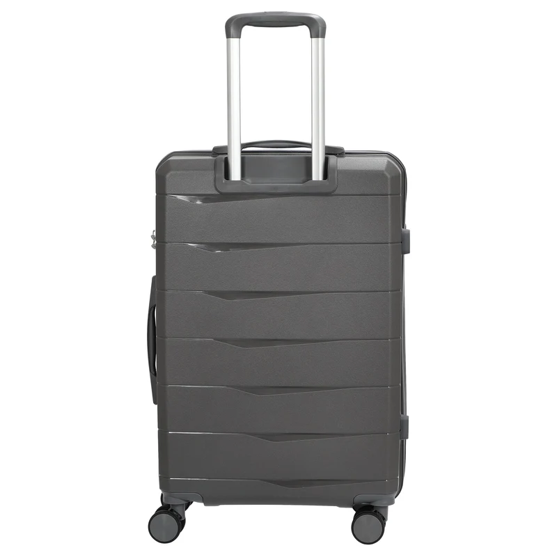 D&N Travel Line 2900 - Maleta de 4 ruedas M 65 cm (gris)