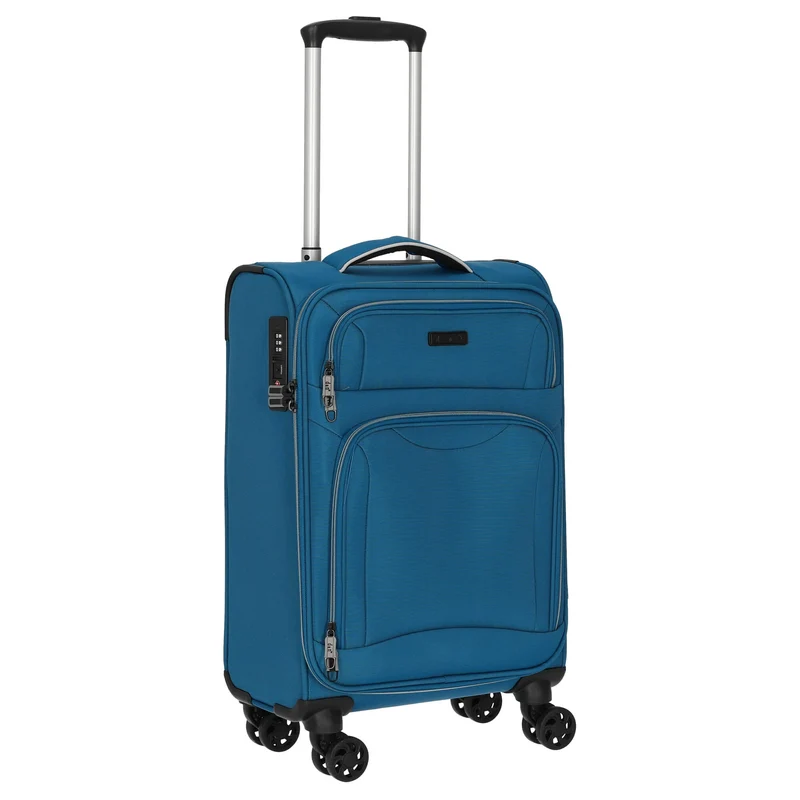 D&N Travel Line 9204 - Trolley de cabina con 4 ruedas S 55 cm (blau)