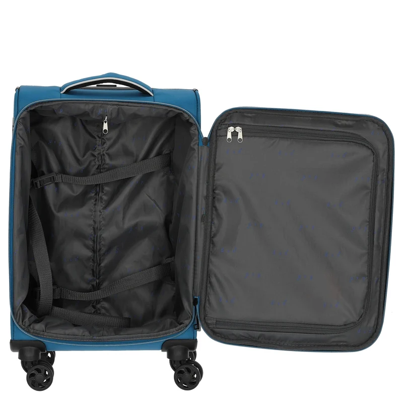 D&N Travel Line 9204 - Trolley de cabina con 4 ruedas S 55 cm (blau)