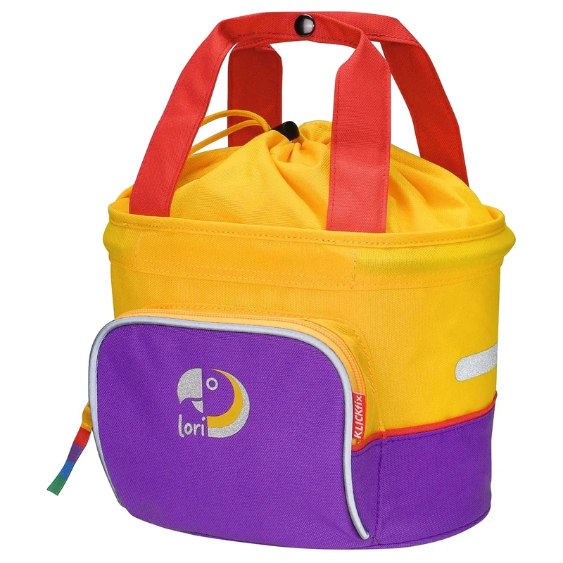 KLICKfix Lori Shopper - Bolsa para bicicleta para niños (lila)