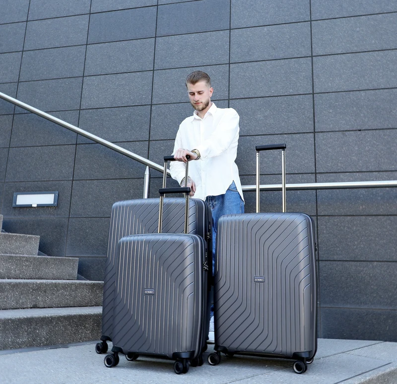 Somko Wave - Trolley de 4 ruedas Set 3 piezas (anthrazit)