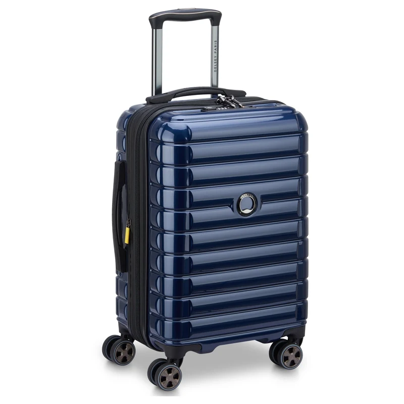 Delsey Paris Shadow 5.0 - Trolley de cabina con 4 ruedas y USB 55 cm (marineblau)