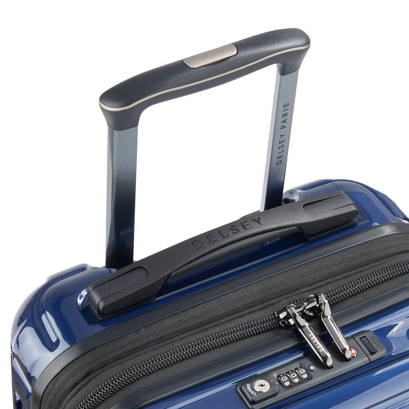 Delsey Paris Shadow 5.0 - Trolley de cabina con 4 ruedas y USB 55 cm (marineblau)