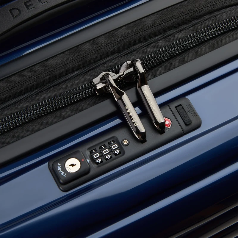 Delsey Paris Shadow 5.0 - Trolley de cabina con 4 ruedas y USB 55 cm (marineblau)