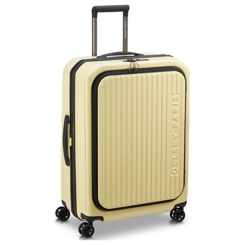 Delsey Paris Securitime - Trolley de 4 ruedas M 66 cm expandible (blassgelb)