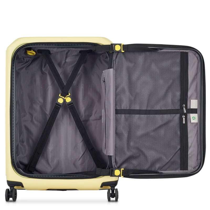 Delsey Paris Securitime - Trolley de 4 ruedas M 66 cm expandible (blassgelb)