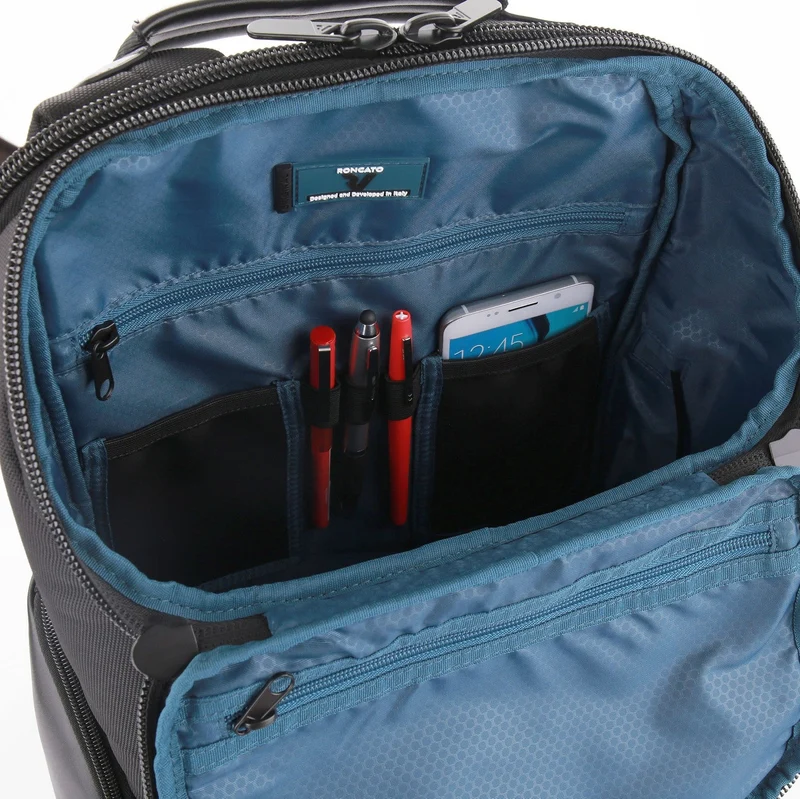 Roncato Agency - Mochila 15.6" USB 43 cm (color: negro)