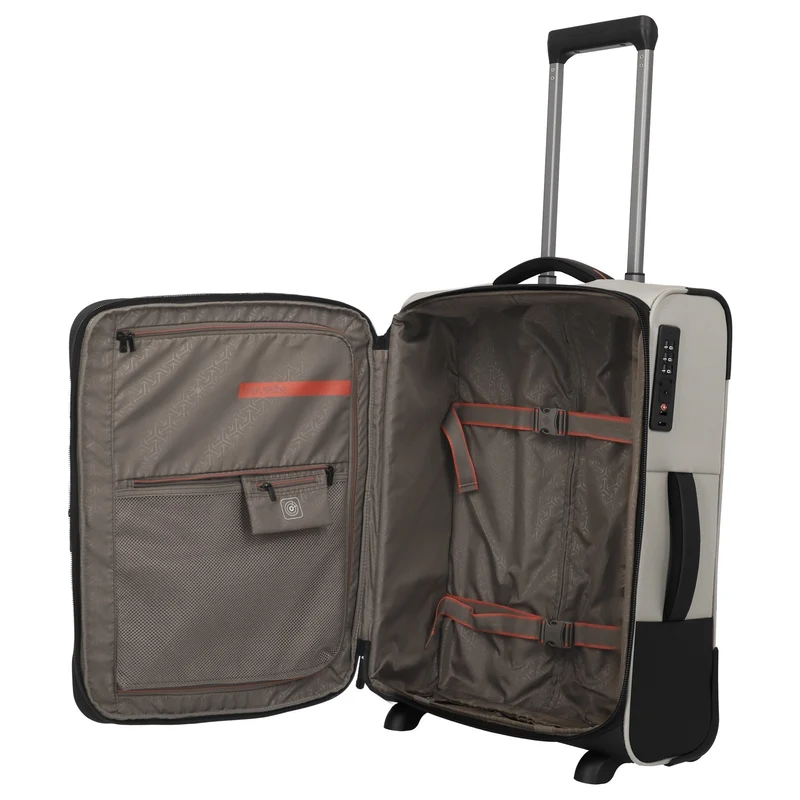 Travelite Crosslite - Trolley de cabina S 2 ruedas 54 cm expandible (natur)