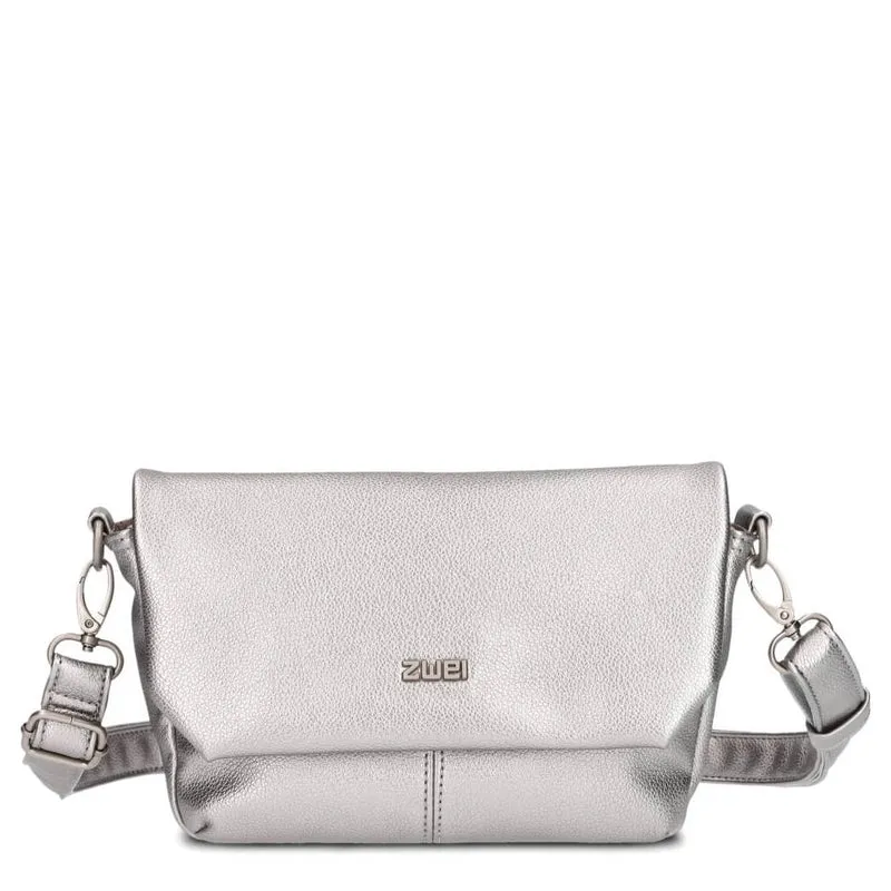 zwei Mademoiselle M40 - Bolso bandolera 25 cm (silver)