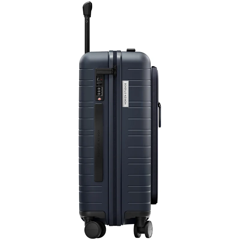 Horizn Studios M5 Essential - Maleta de cabina de 4 ruedas con bolsillo frontal S 55 cm (azul noche)