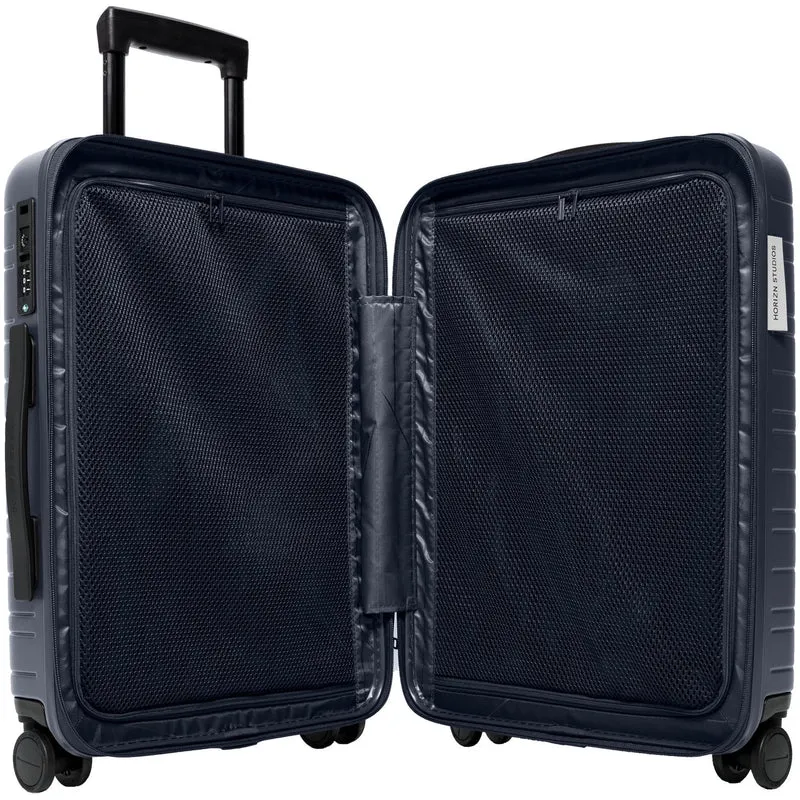 Horizn Studios M5 Essential - Maleta de cabina de 4 ruedas con bolsillo frontal S 55 cm (azul noche)