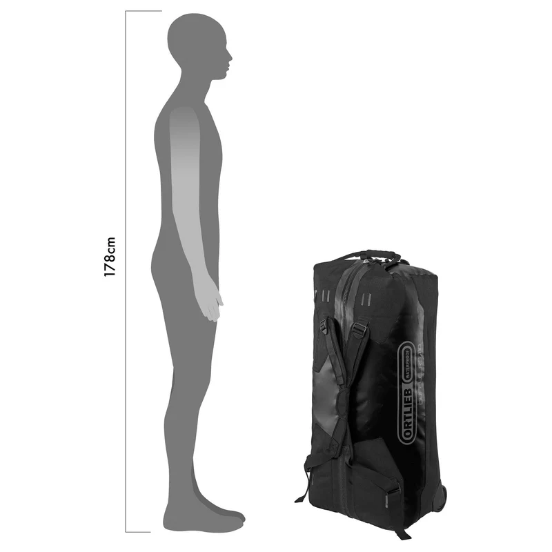Ortlieb RS 110 - Bolsa de viaje con ruedas 86 cm (black)