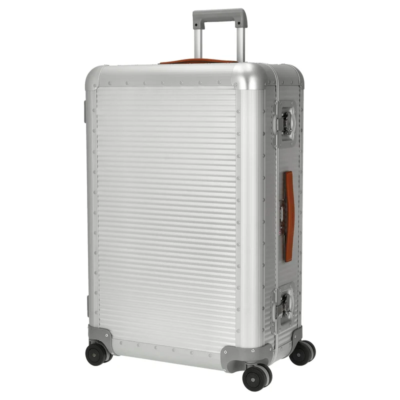 FPM Milano Bank aluminum Spinner 76 - Trolley de 4 ruedas 75 cm (moonlight silver)