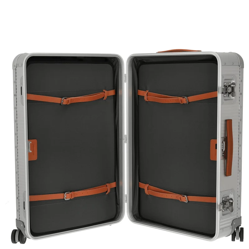FPM Milano Bank aluminum Spinner 76 - Trolley de 4 ruedas 75 cm (moonlight silver)