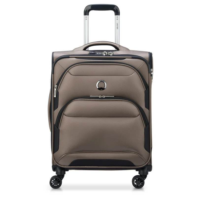 Delsey Paris Sky Max 2.0 Slim Line - Trolley de cabina con 4 ruedas 55 cm (beige)