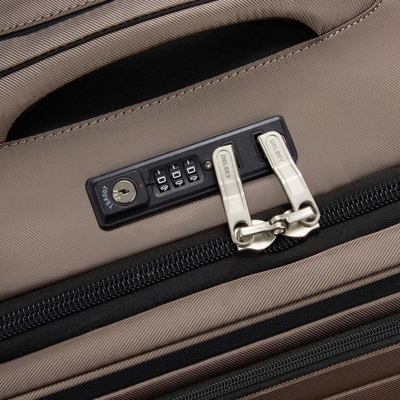 Delsey Paris Sky Max 2.0 Slim Line - Trolley de cabina con 4 ruedas 55 cm (beige)