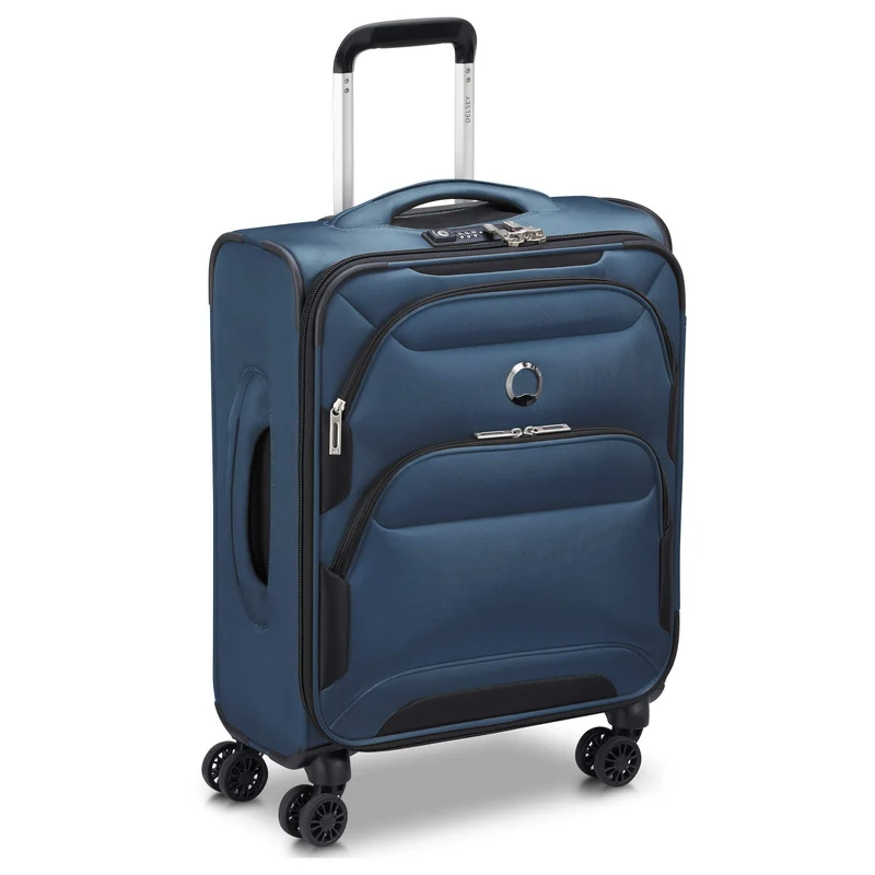 Delsey Paris Sky Max 2.0 Slim Line - Trolley de cabina con 4 ruedas 55 cm (blau)