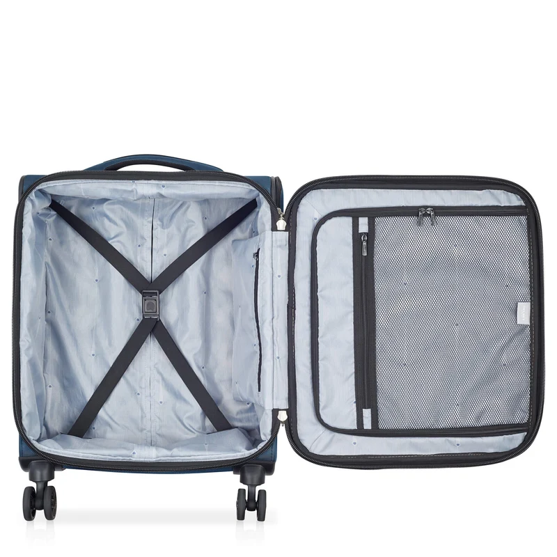 Delsey Paris Sky Max 2.0 Slim Line - Trolley de cabina con 4 ruedas 55 cm (blau)