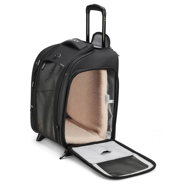 Delsey Paris Raspail - Trolley para mascotas con 2 ruedas 48 cm (schwarz)