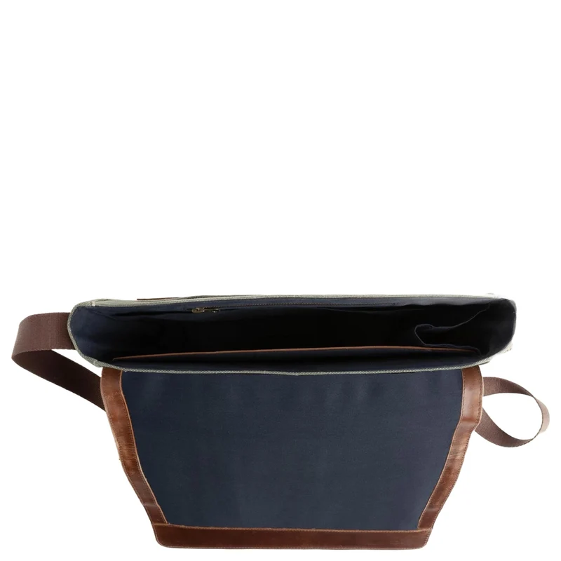 Buckle & Seam Times Canvas- Bolso mensajero 15.7" 36 cm (grün)