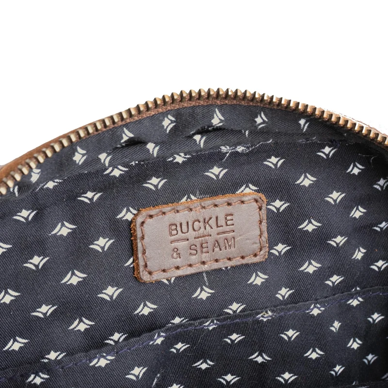 Buckle & Seam Runner - Bolso bandolera 15 cm (brown-dots)