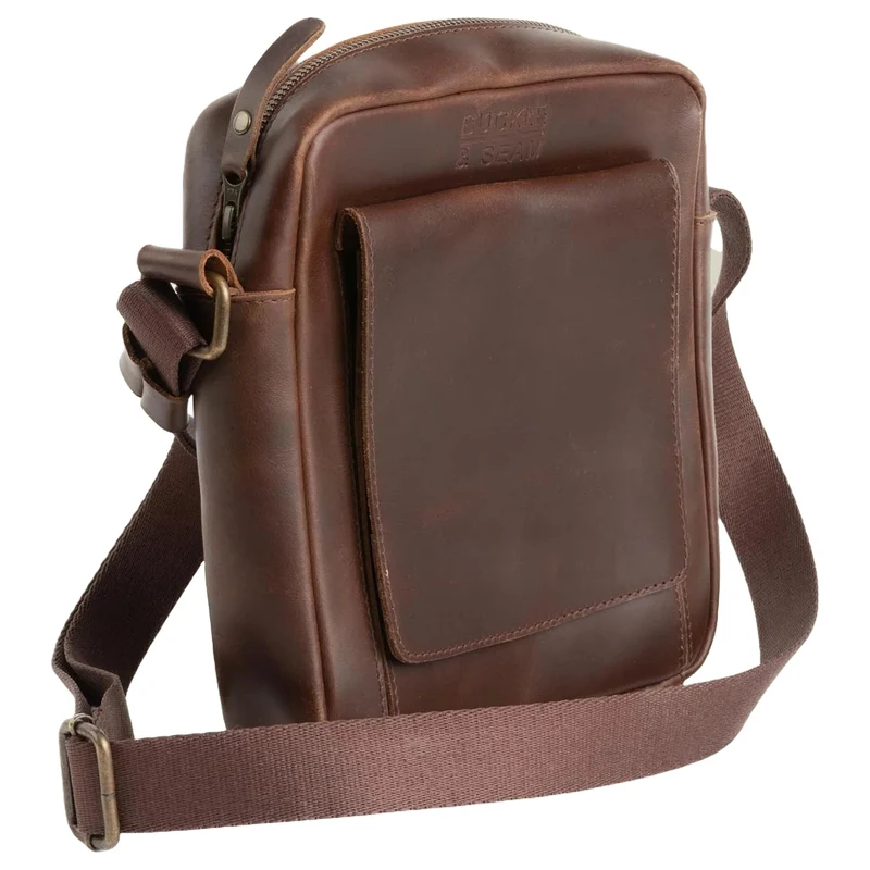 Buckle & Seam Collector - Bolso bandolera 23 cm (brown)