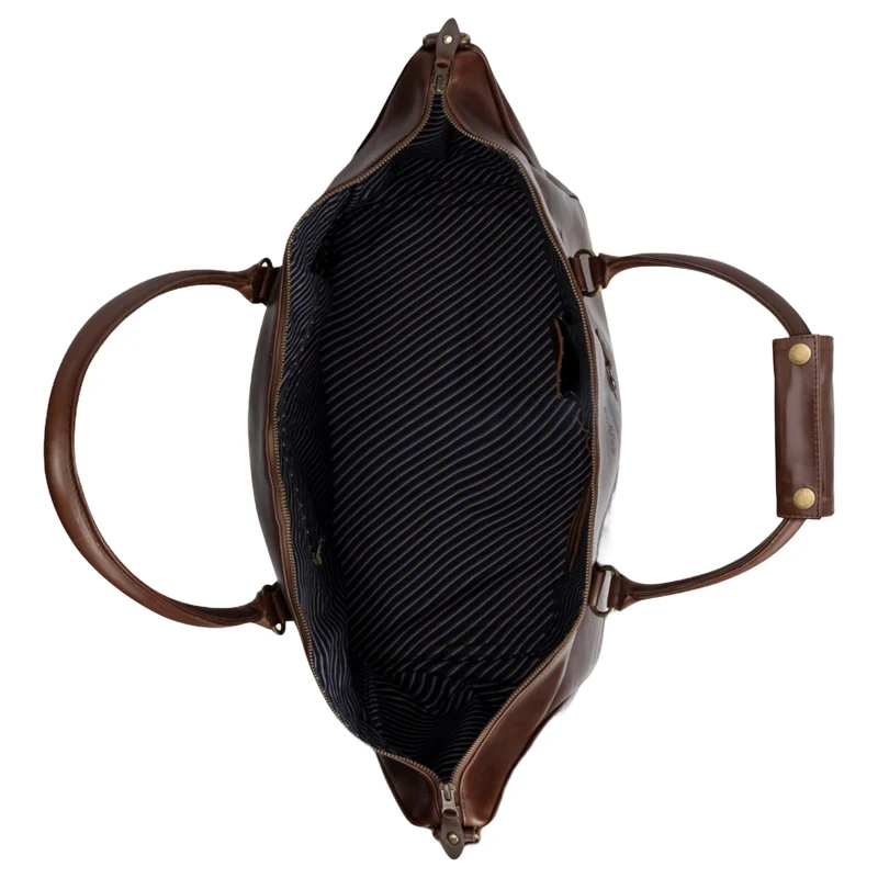 Buckle & Seam Linwood Weekender - Bolsa de viaje 50 cm Leder (braun)